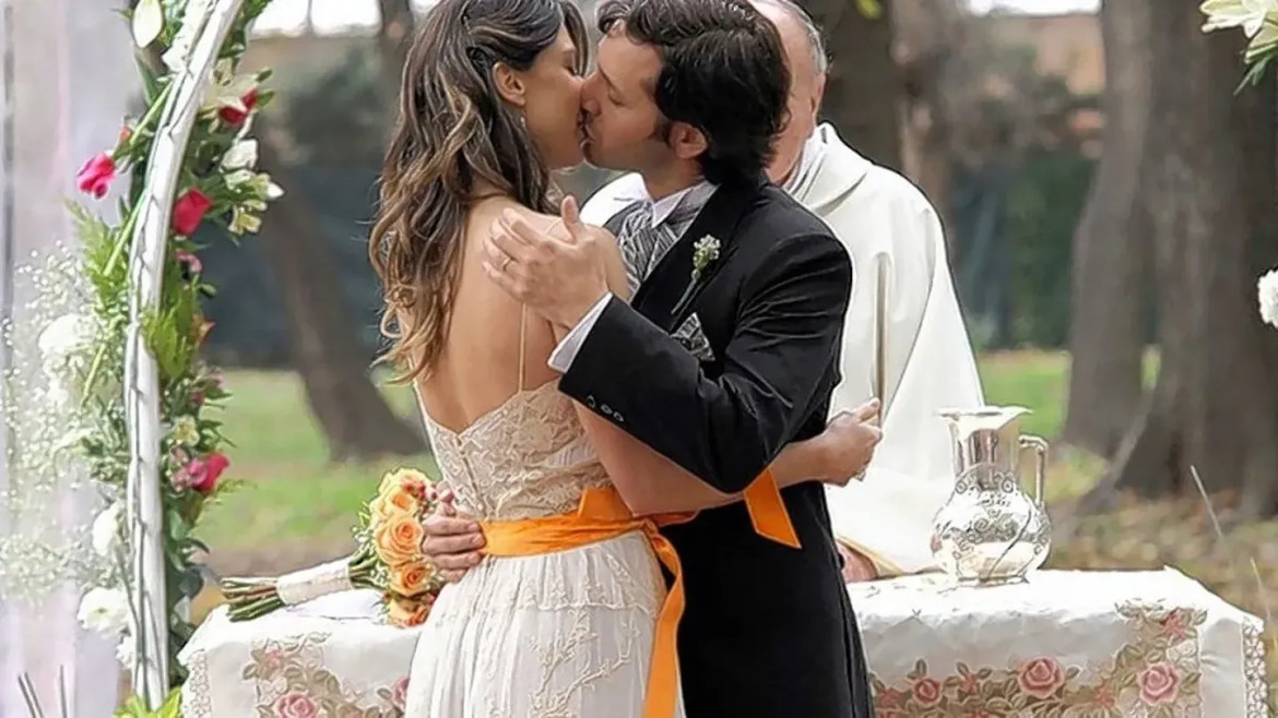 Romina Gaetani y Benjamín Vicuña en "Herederos de una venganza". Foto: eltrece.